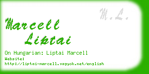 marcell liptai business card